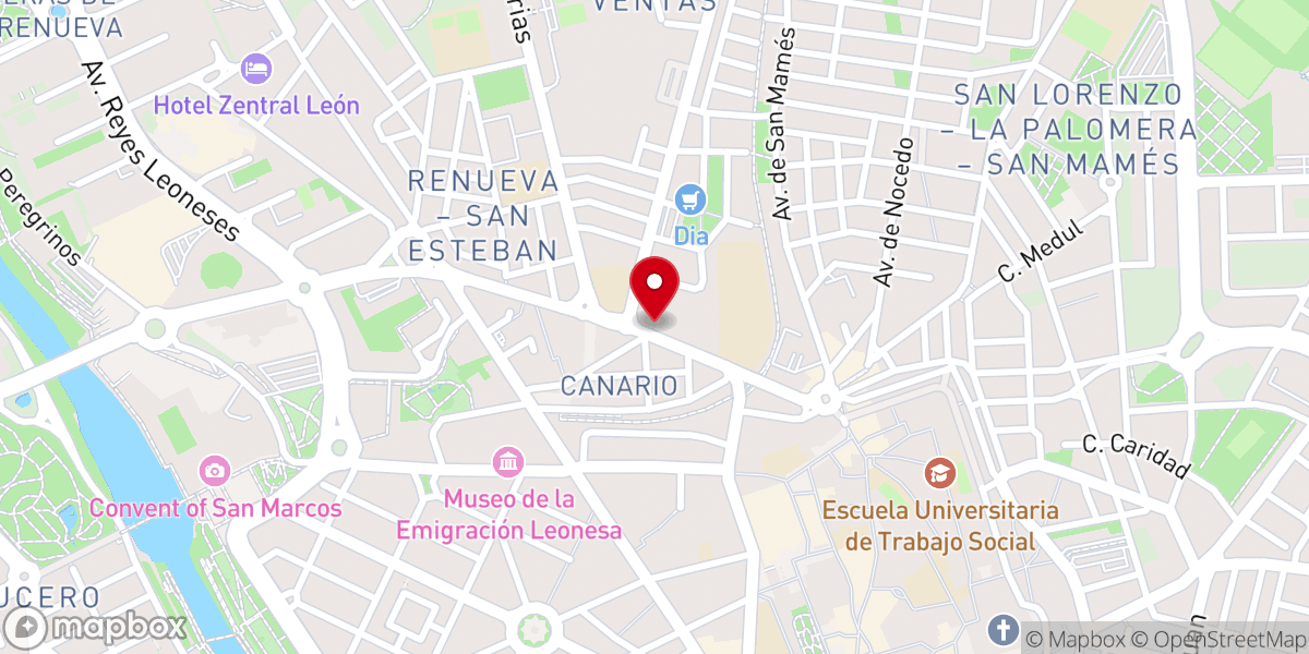 Map showing location of The Temple Tattoo