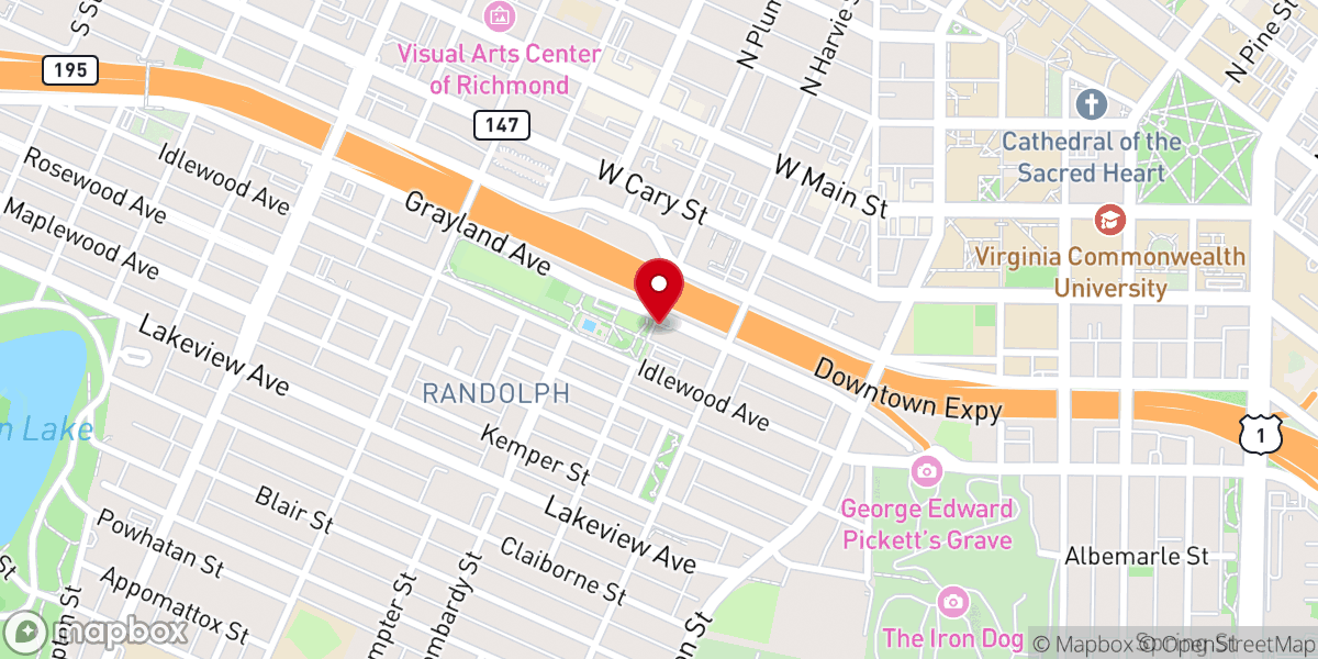 Map showing location of Dawn Community Family Life Center