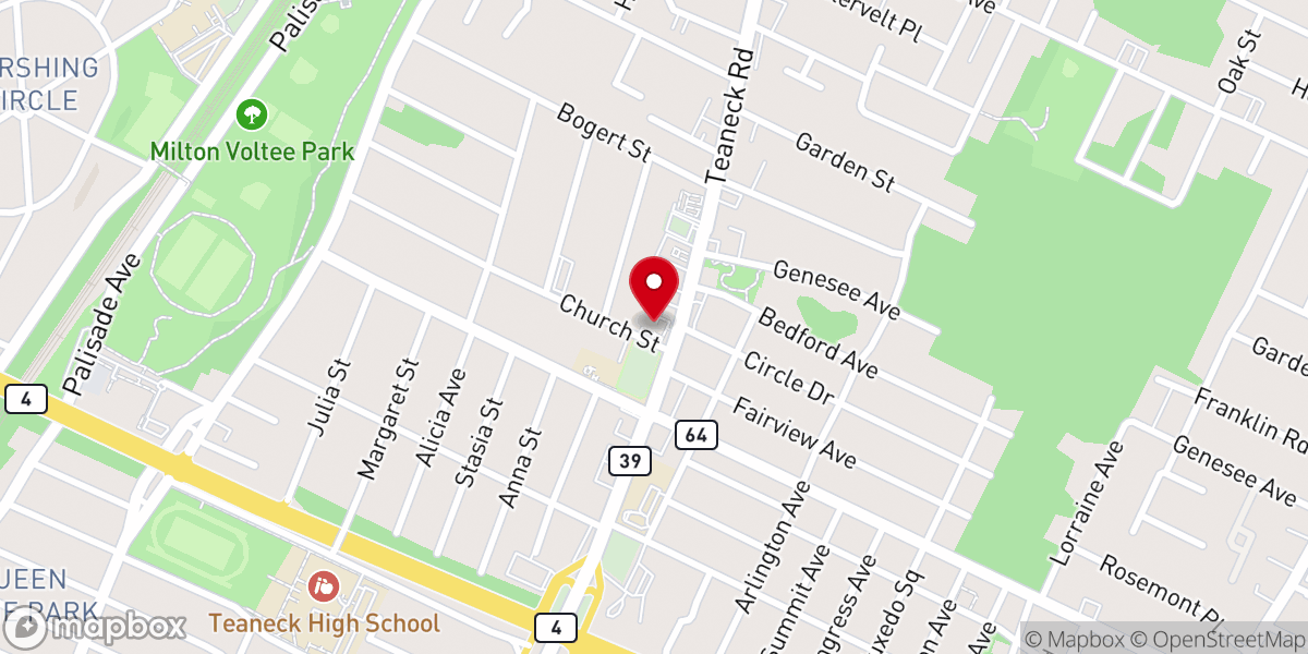 Map showing location of NJ First Methodist Church a NJ Nonprofit Corporation