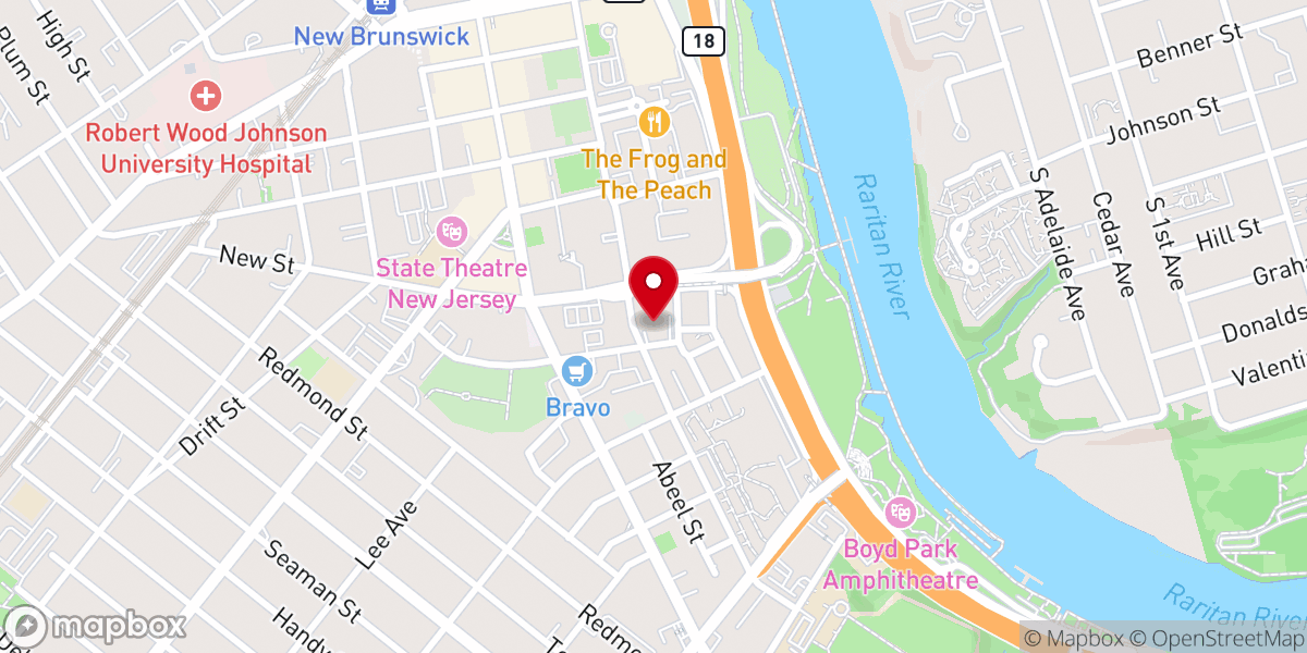 Map showing location of Mount Zion African Methodist Episcopal Church