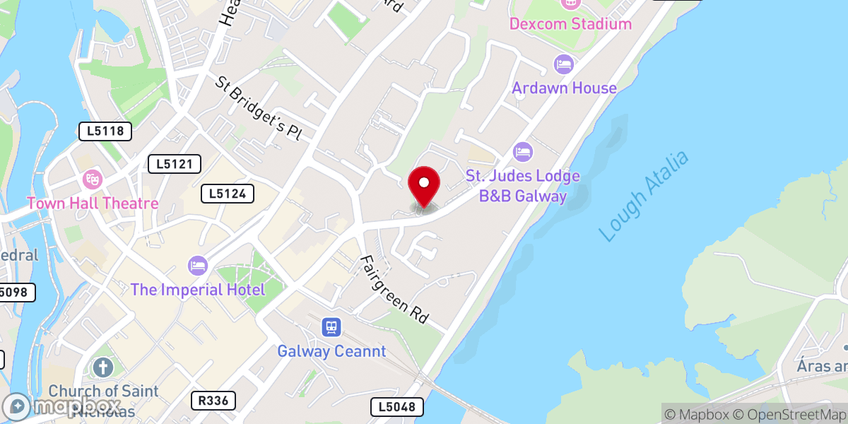 Map showing location of Sisters of Mercy Convent Cemetery