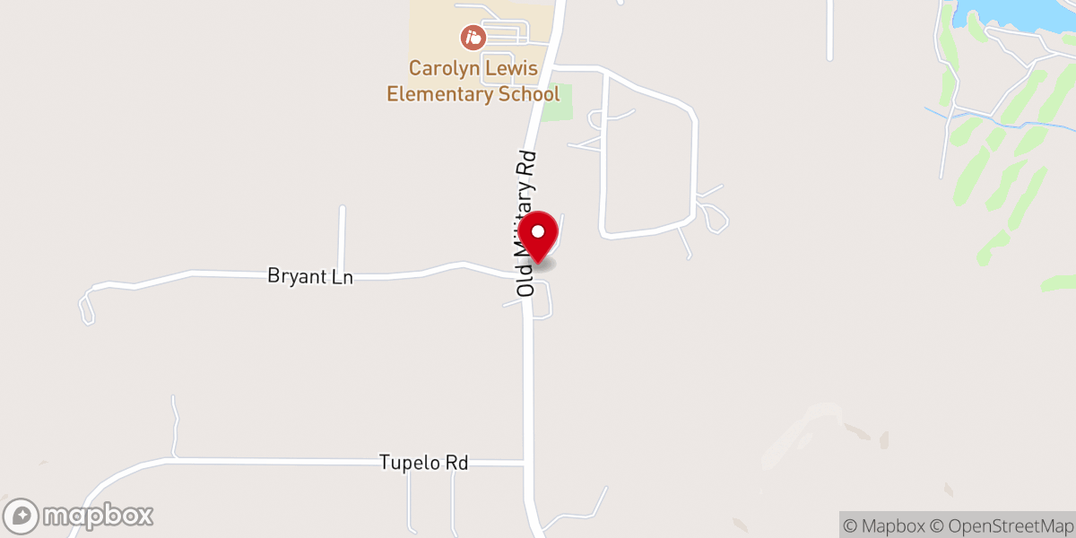 Map showing location of United Baptist Church