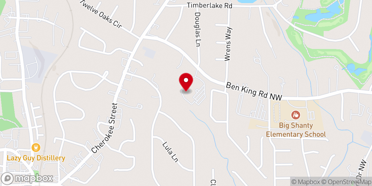 Map showing location of Just Him Ministries Inc