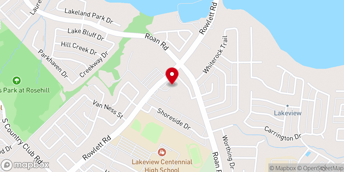 Map showing location of Trinity Life Church