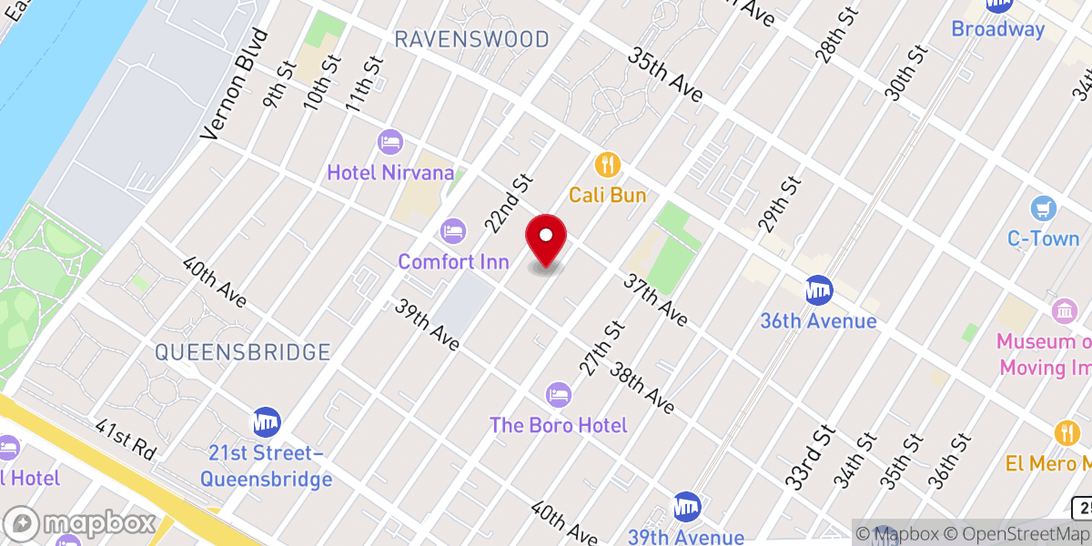 Map showing location of Abby Suckle Architect