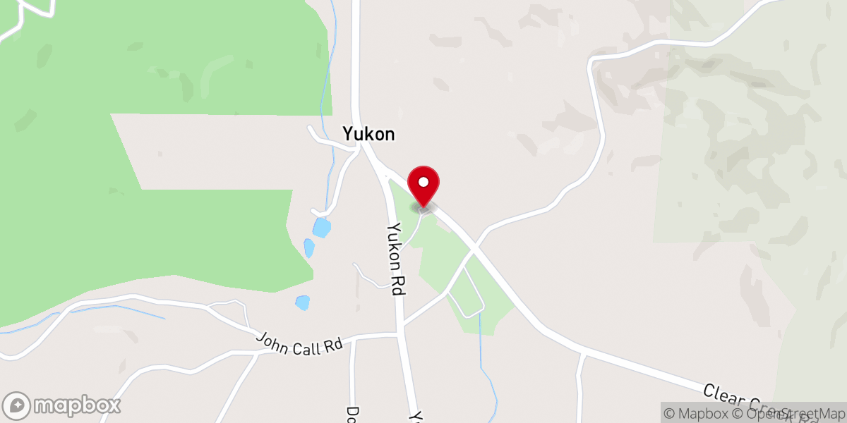 Map showing location of Mount Vernon Church