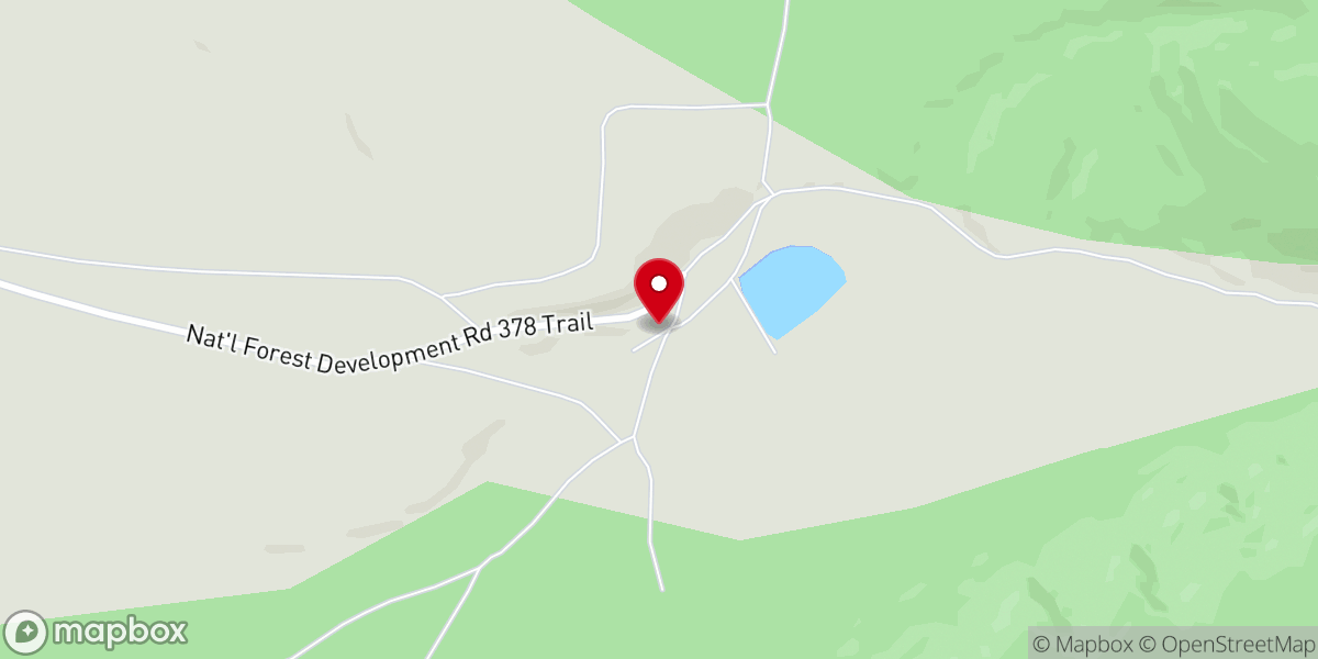 Map showing location of Cowboy's Rest