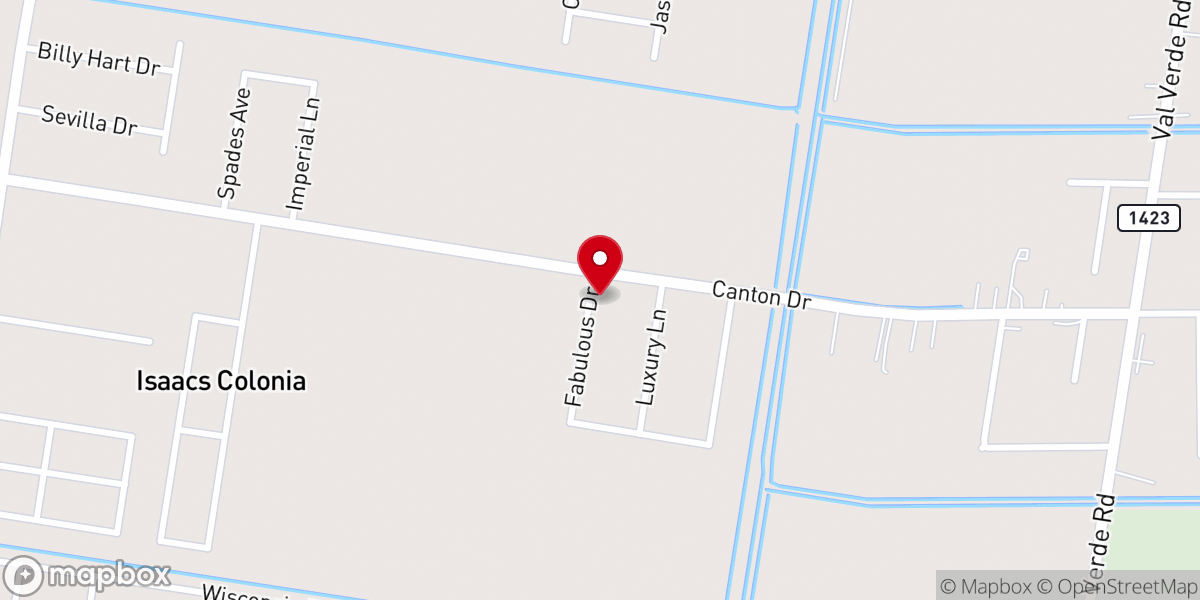 Map showing location of Templo Bíblico El Rey Ya Viene