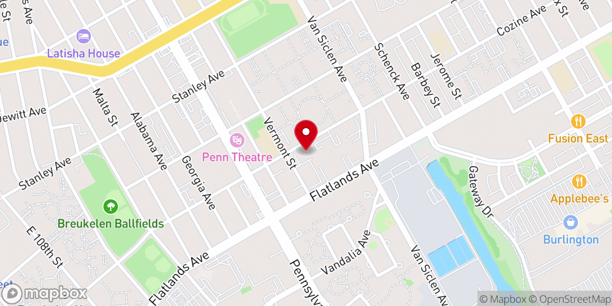 Map showing location of The Embassy of Christ Inc