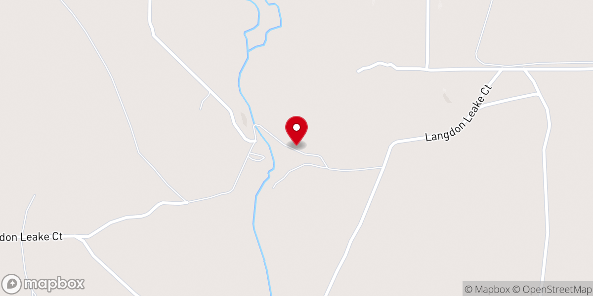 Map showing location of Fall Creek Ranch