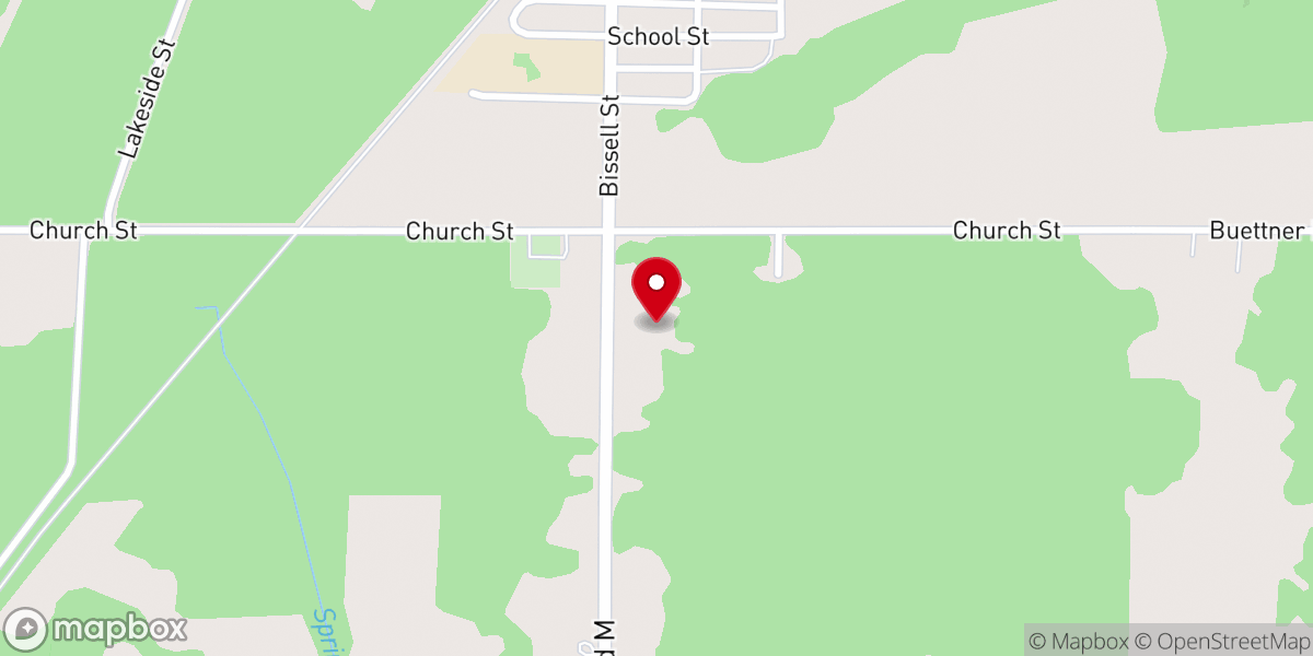 Map showing location of St Matthew Lutheran Church