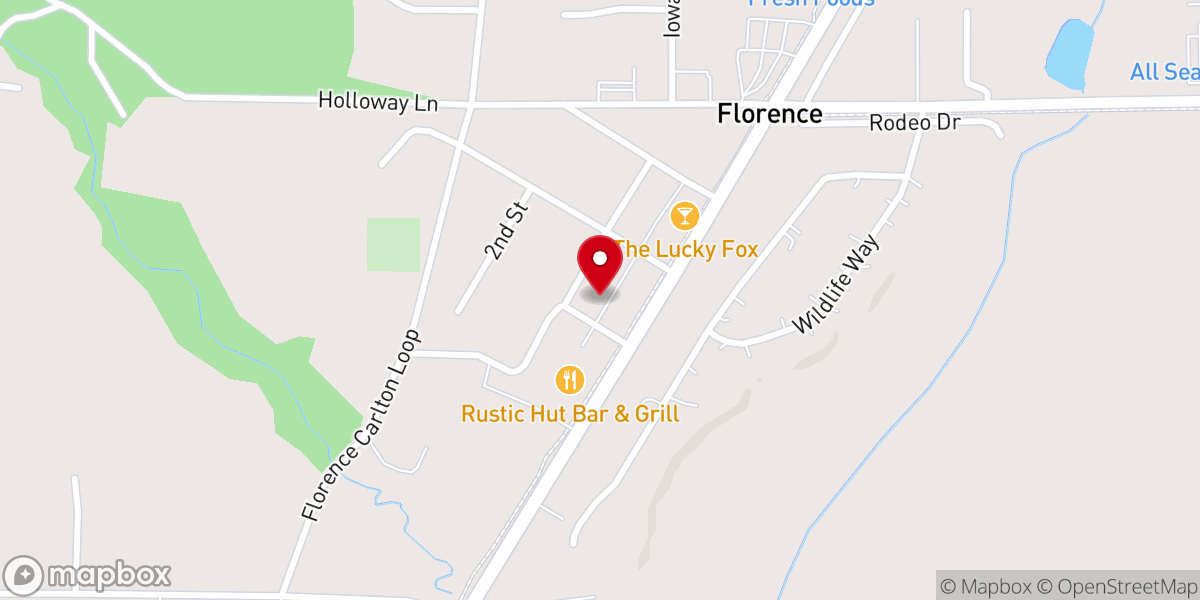Map showing location of Saint Joseph Mission