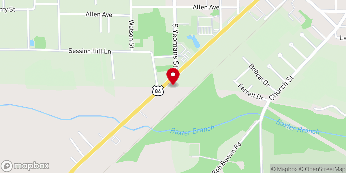 Map showing location of God's Tabernacle Of Deliverance Inc Church