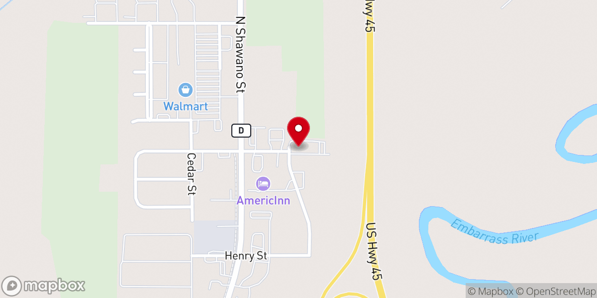 Map showing location of Victory Church New London Campus