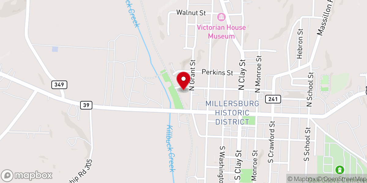 Map showing location of Hipp Station