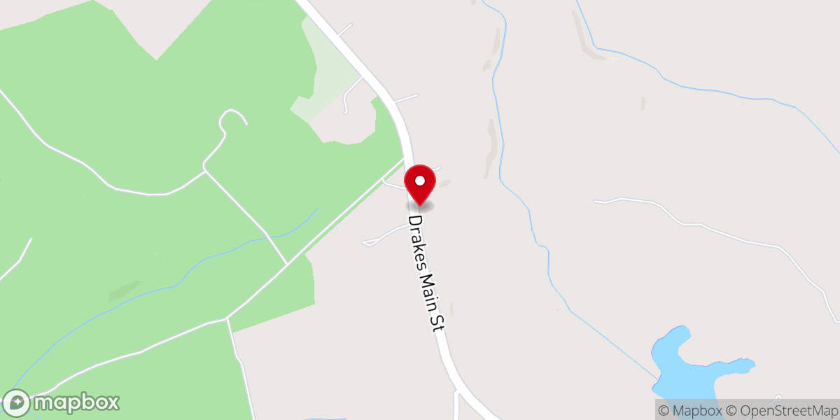 Map showing location of Organ Hill Church