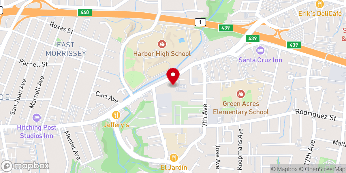 Map showing location of St Stephen's Lutheran Church