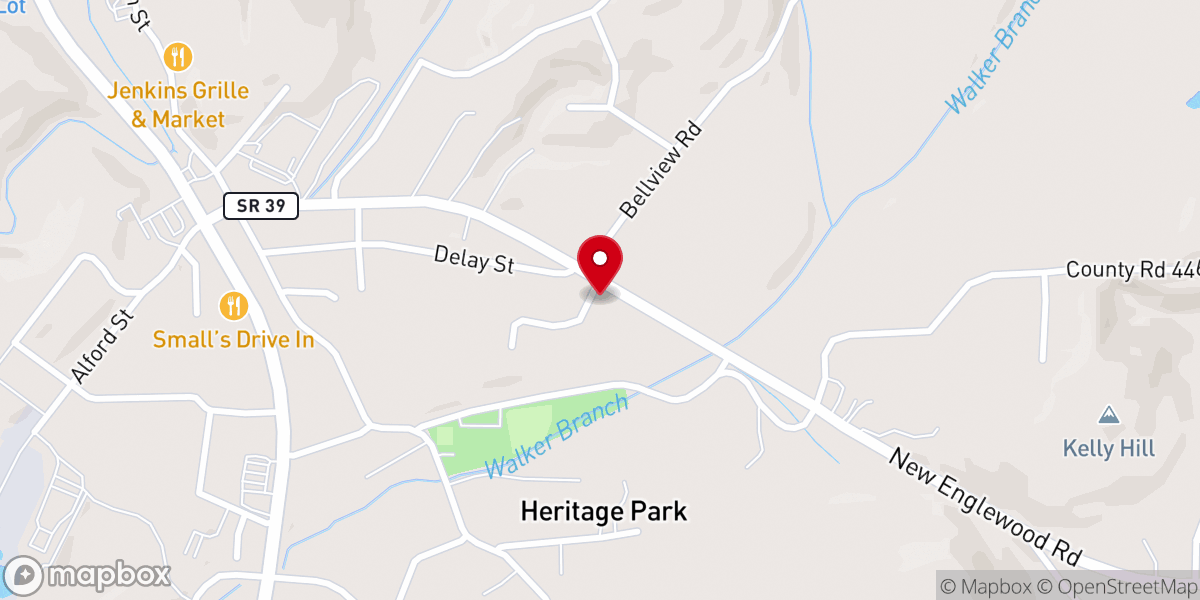 Map showing location of Better Living Center