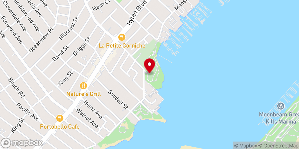 Map showing location of Seaside Wildlife Nature Park