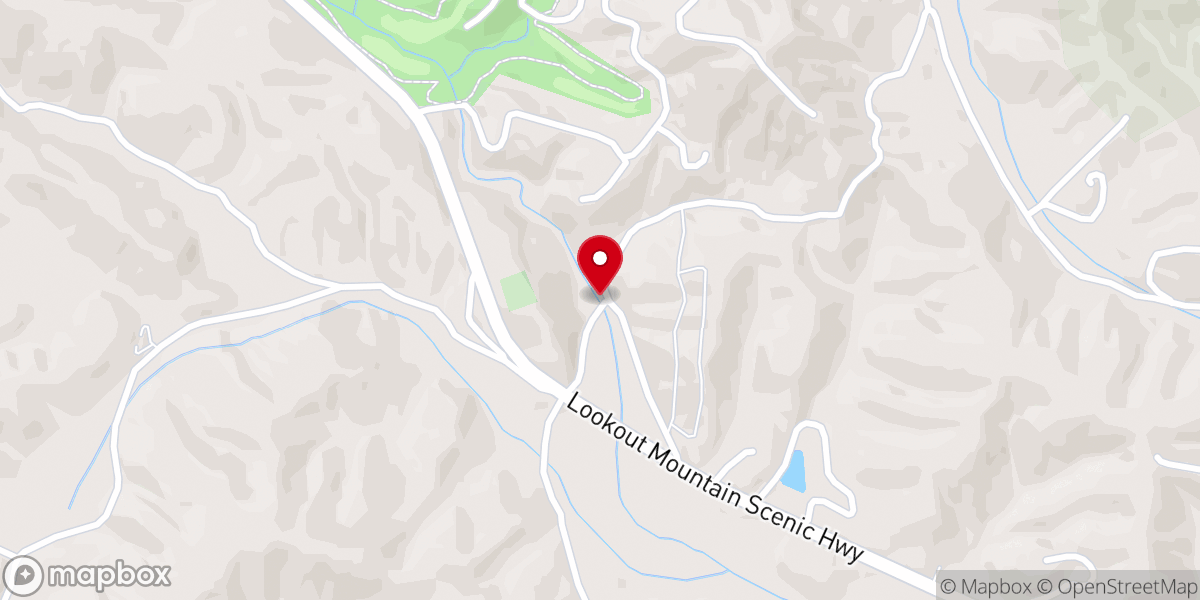 Map showing location of New Hope Chapel