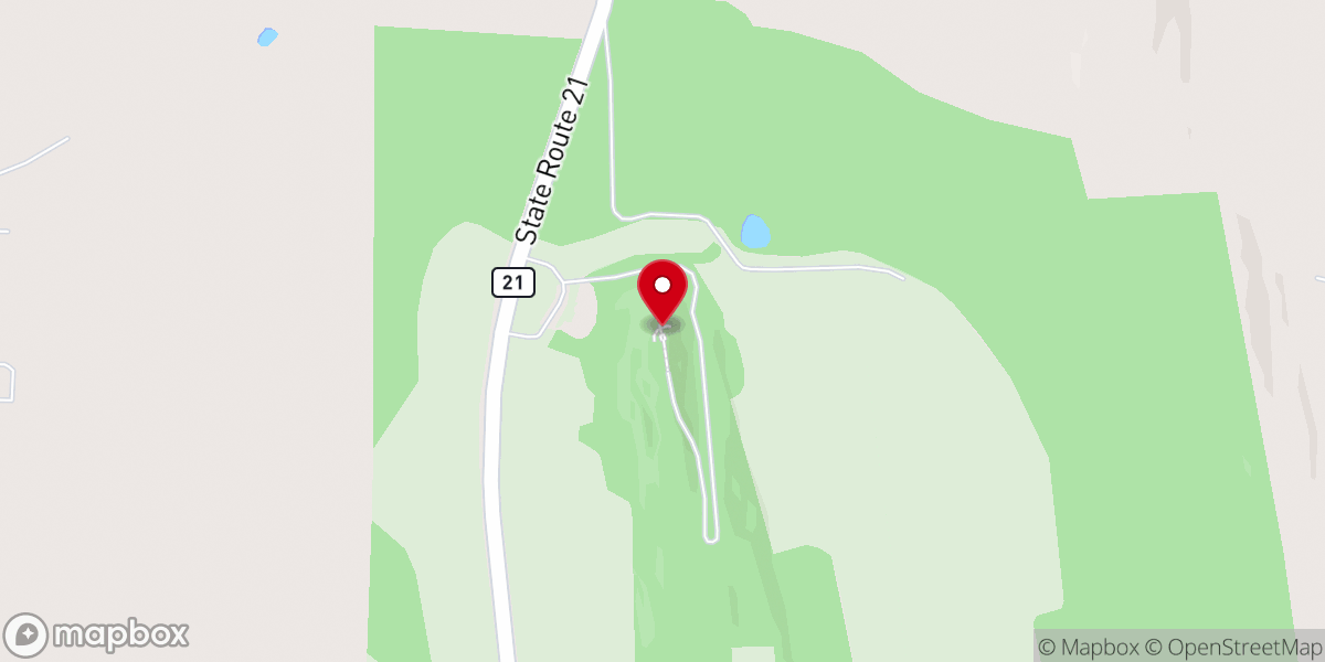 Map showing location of Hill Cumorah