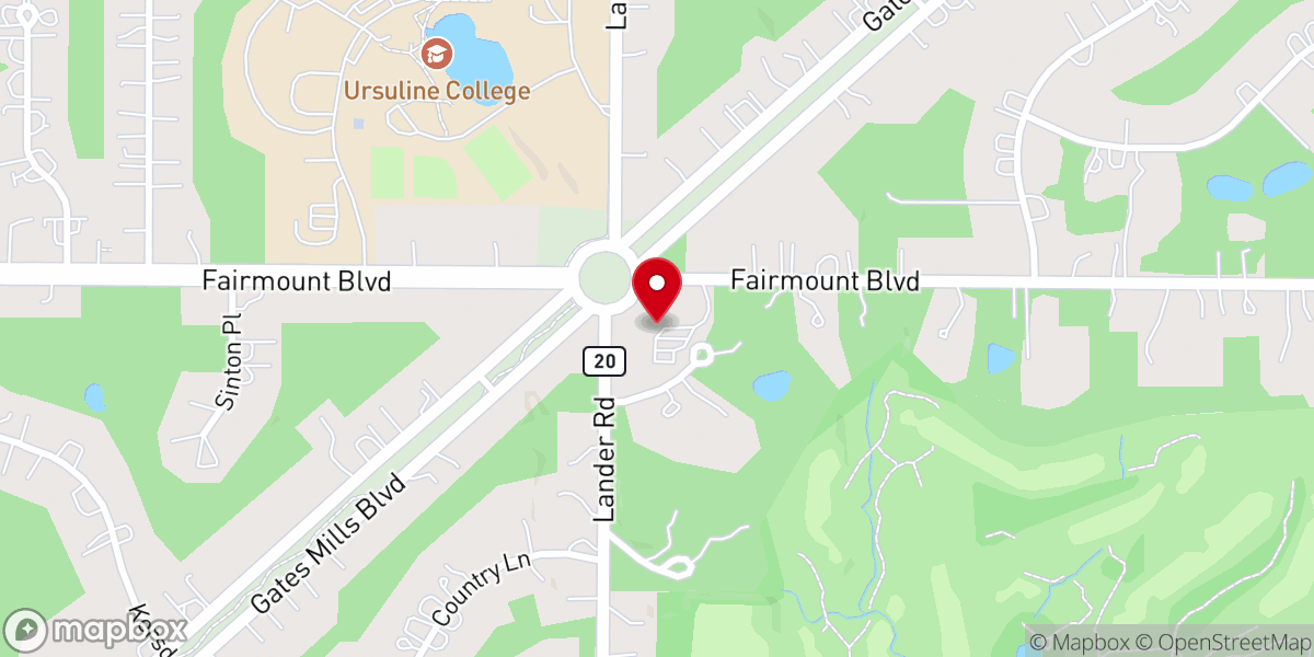 Map showing location of Church of the Western Reserve - Presbyterian Church USA