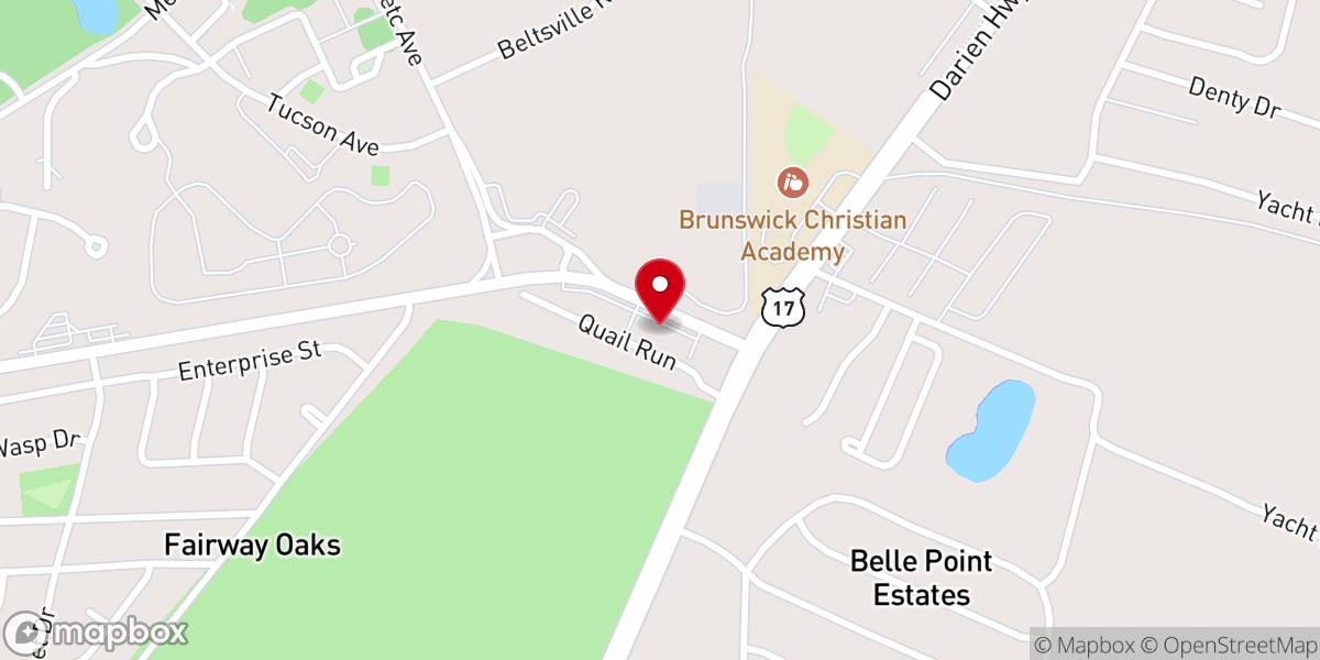 Map showing location of Life in Christ Church