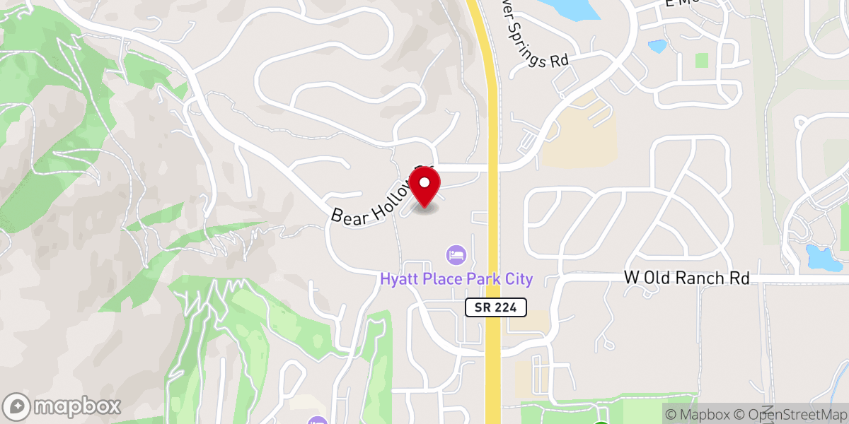 Map showing location of Park City Baptist Church