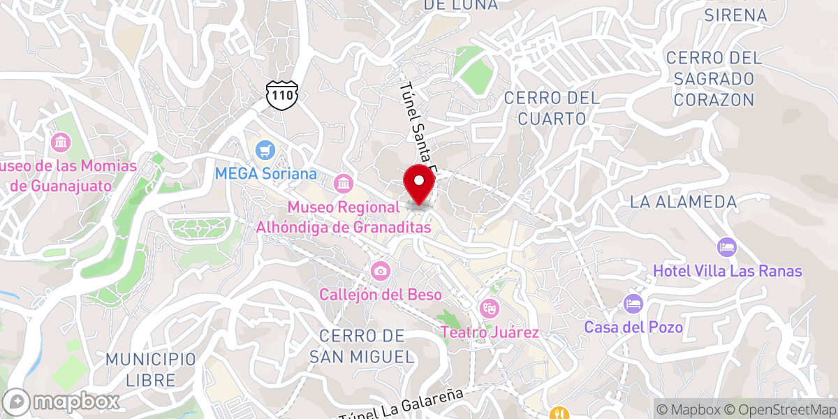 Map showing location of Chapel Sculpture Studio