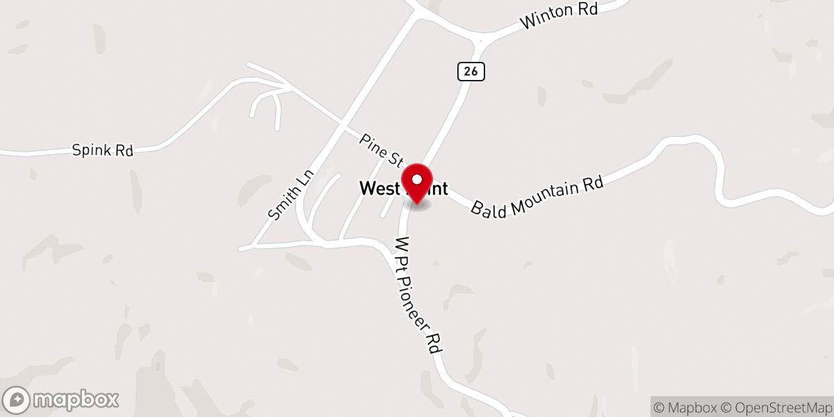 Map showing location of West Point Community Covenant