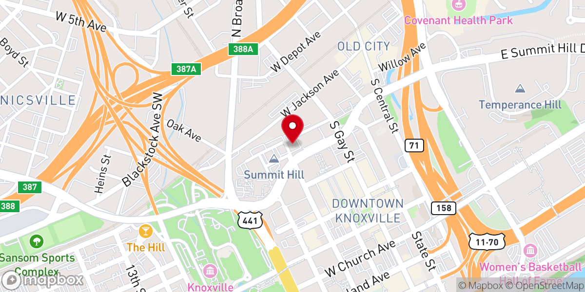 Map showing location of Immaculate Conception - Food Distribution Center