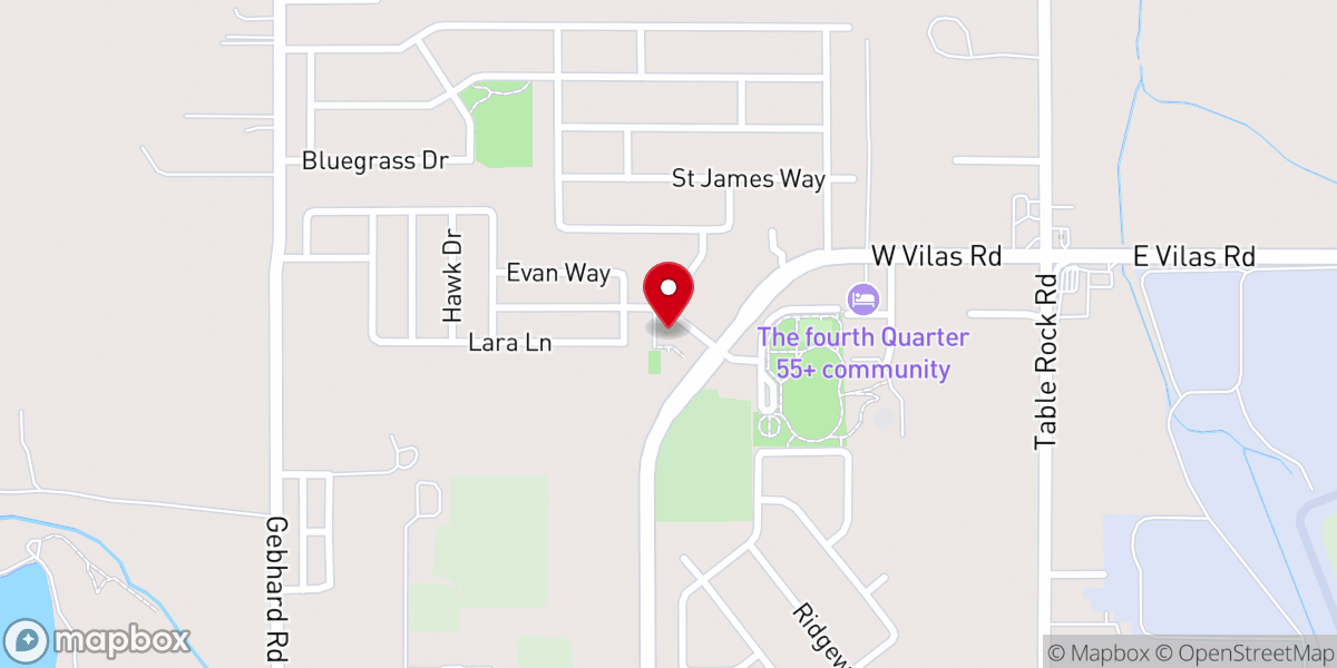 Map showing location of Christ Covenant Church