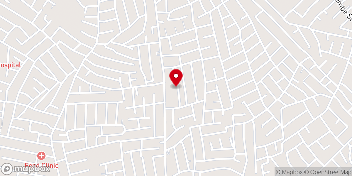 Map showing location of Foursquare Gospel Church (Royal Faith Chapel)