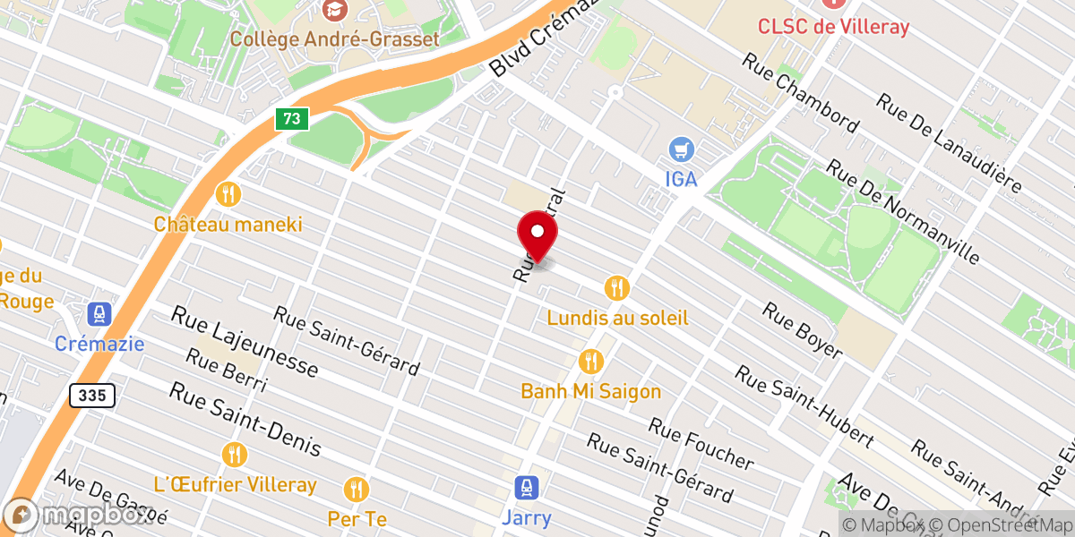 Map showing location of Sainte-Thérèse-de-L'Enfant Jésus