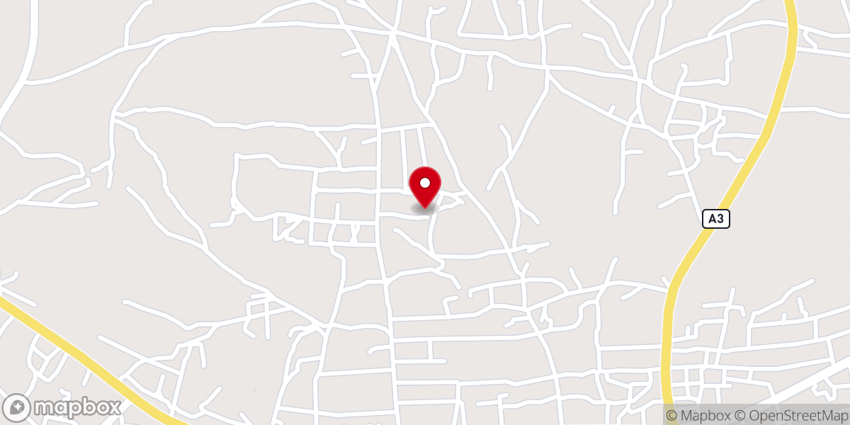 Map showing location of RCCG, POWER OF GOD SANCTUARY,LOWCOST AKWANGA