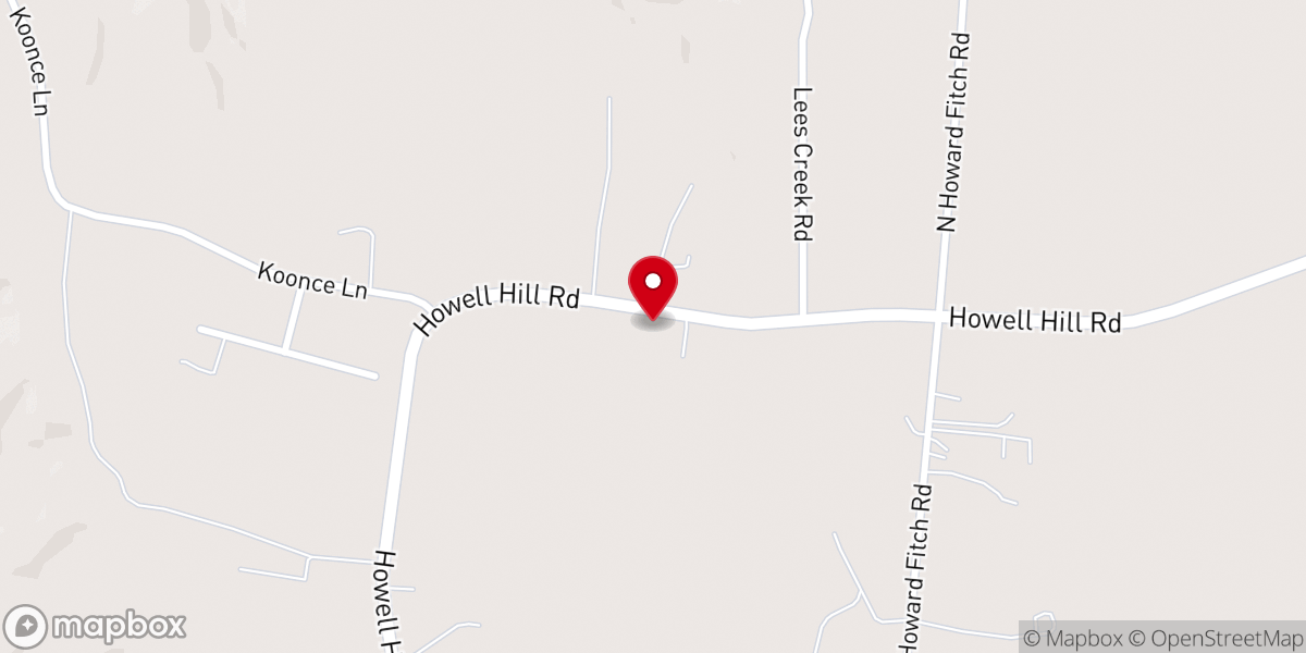Map showing location of Pleasant Grove Baptist Church