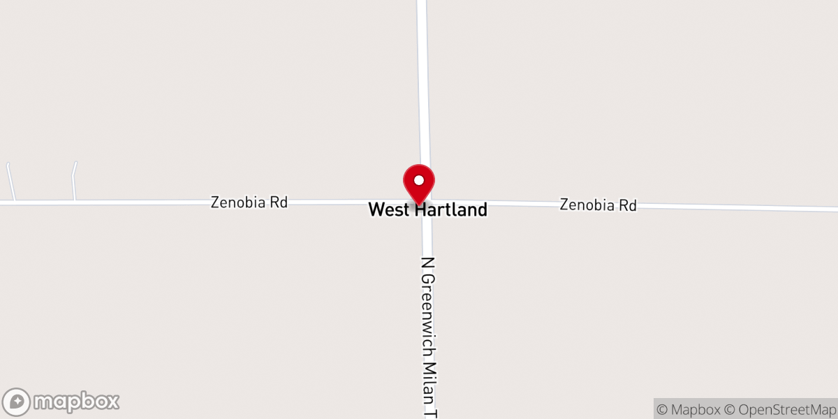 Map showing location of West Hartland Church