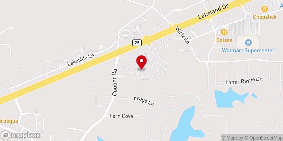 Map showing location of Word of Life Christian Fellowship Church