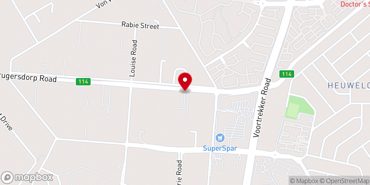 Map showing location of St Thomas More Catholic Church