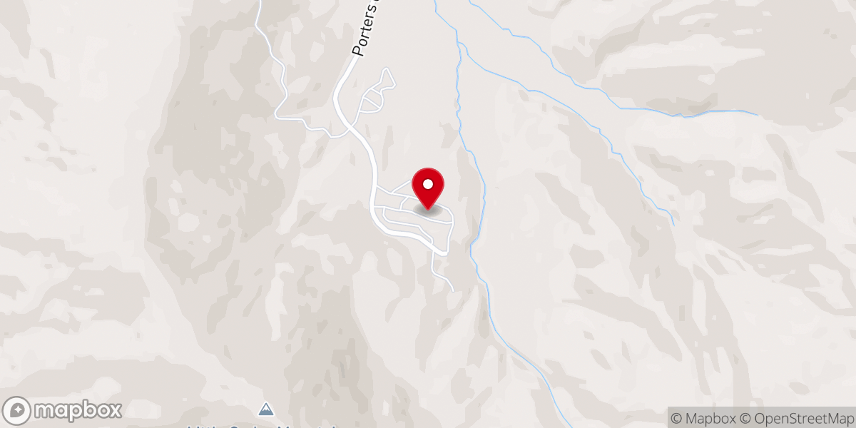 Map showing location of Mud Creek Retreat Center