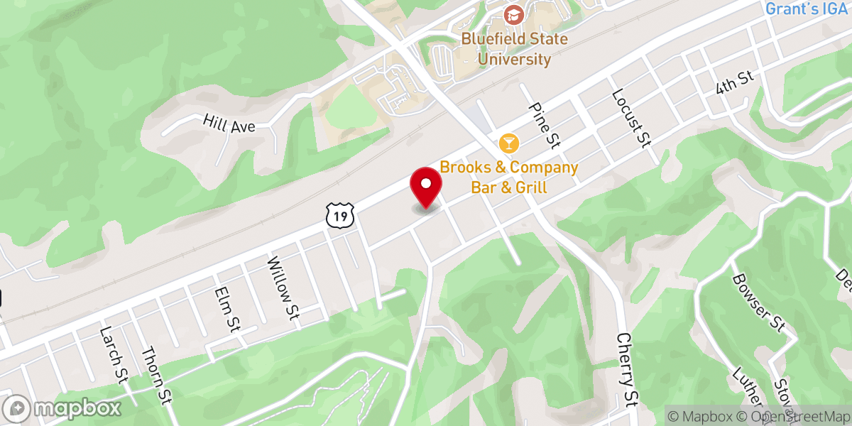 Map showing location of Wade Center