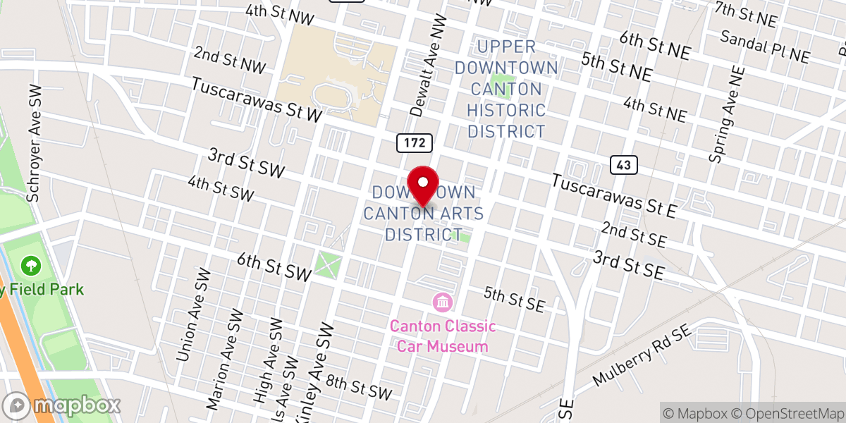 Map showing location of Agape Outreach