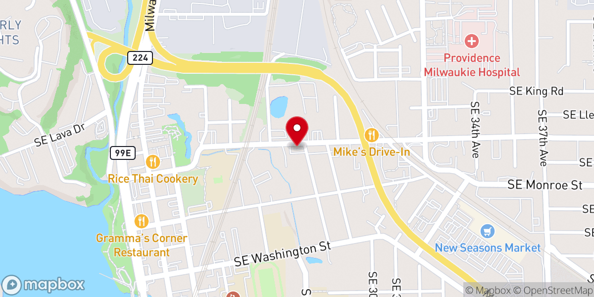 Map showing location of Episcopal Church in Western Oregon