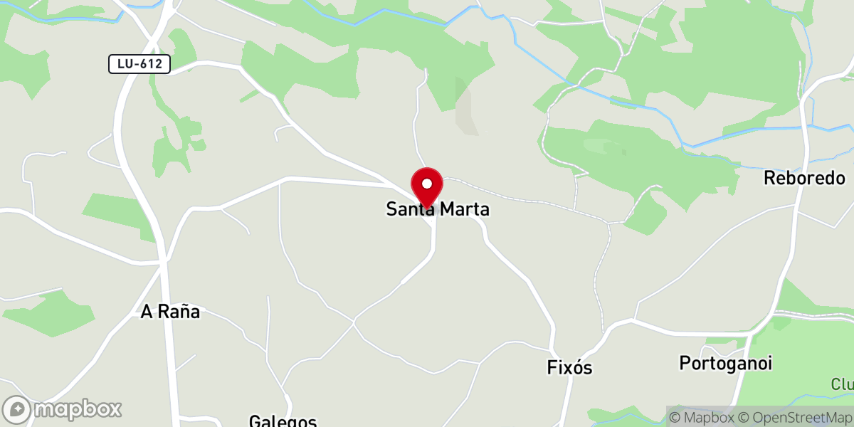 Map showing location of Iglesia de Santa Marta de Fixós