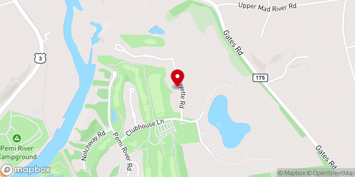 Map showing location of Owl's Nest