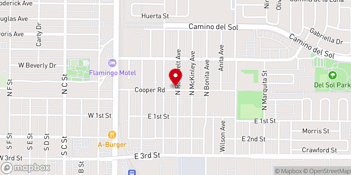 Map showing location of Christ The King Roman Catholic Mission