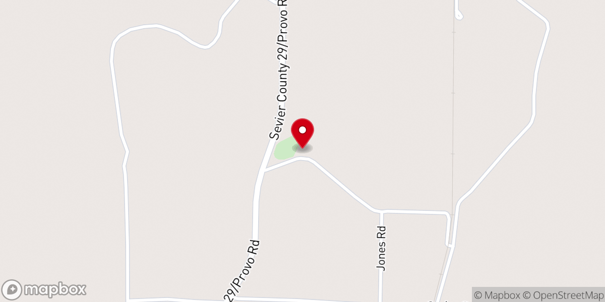 Map showing location of Pleasant Hill Church