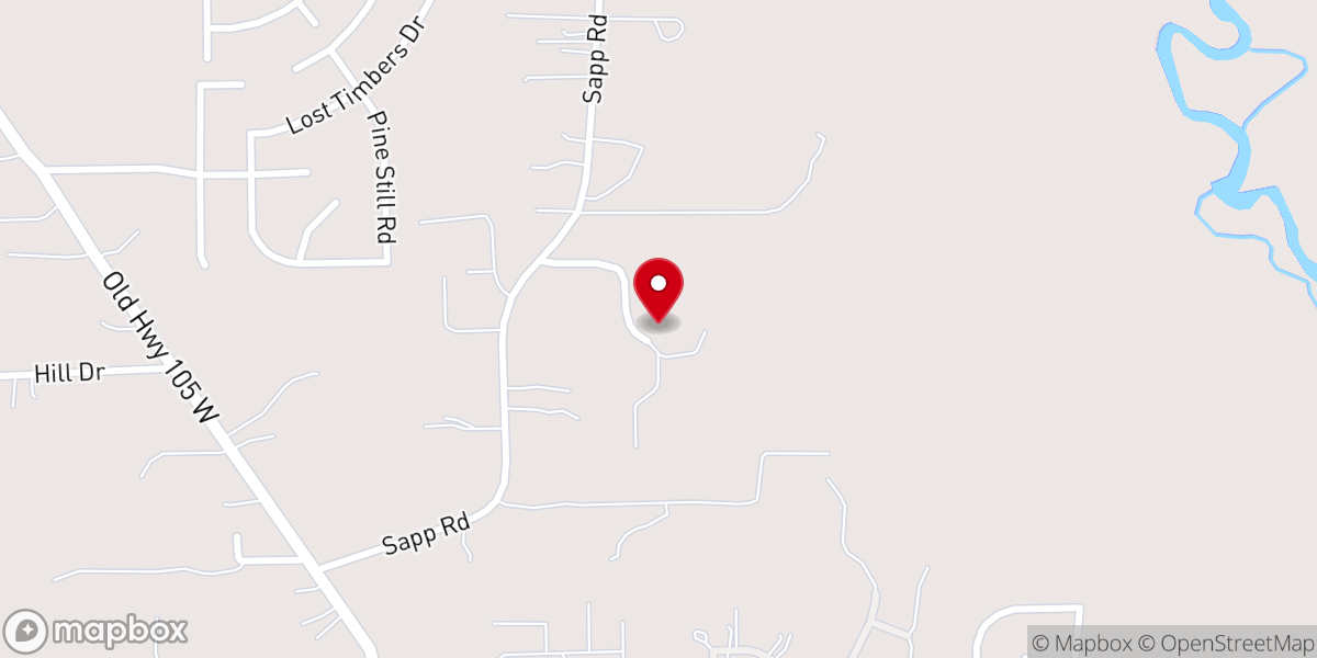 Map showing location of Agape Church & Community Center