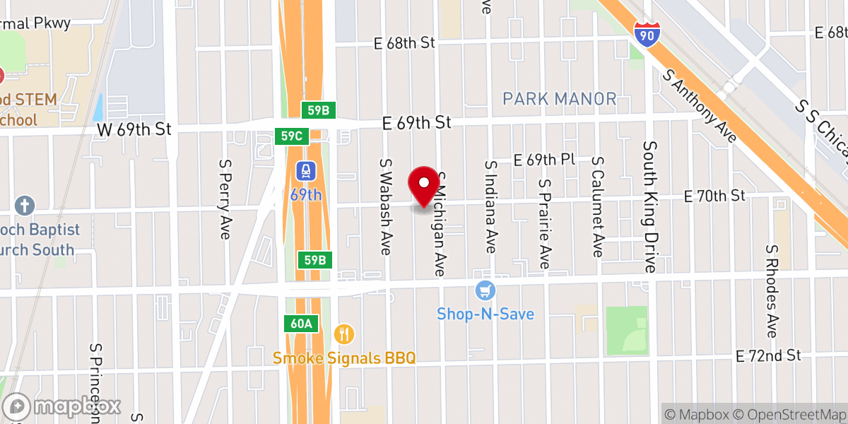 Map showing location of Shiloh Seventh Day Adventist Church
