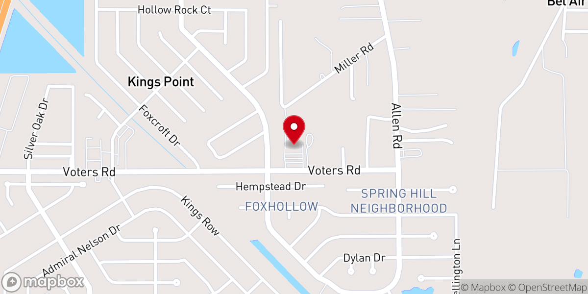 Map showing location of Abundant Grace Christian Fellowship Northshore